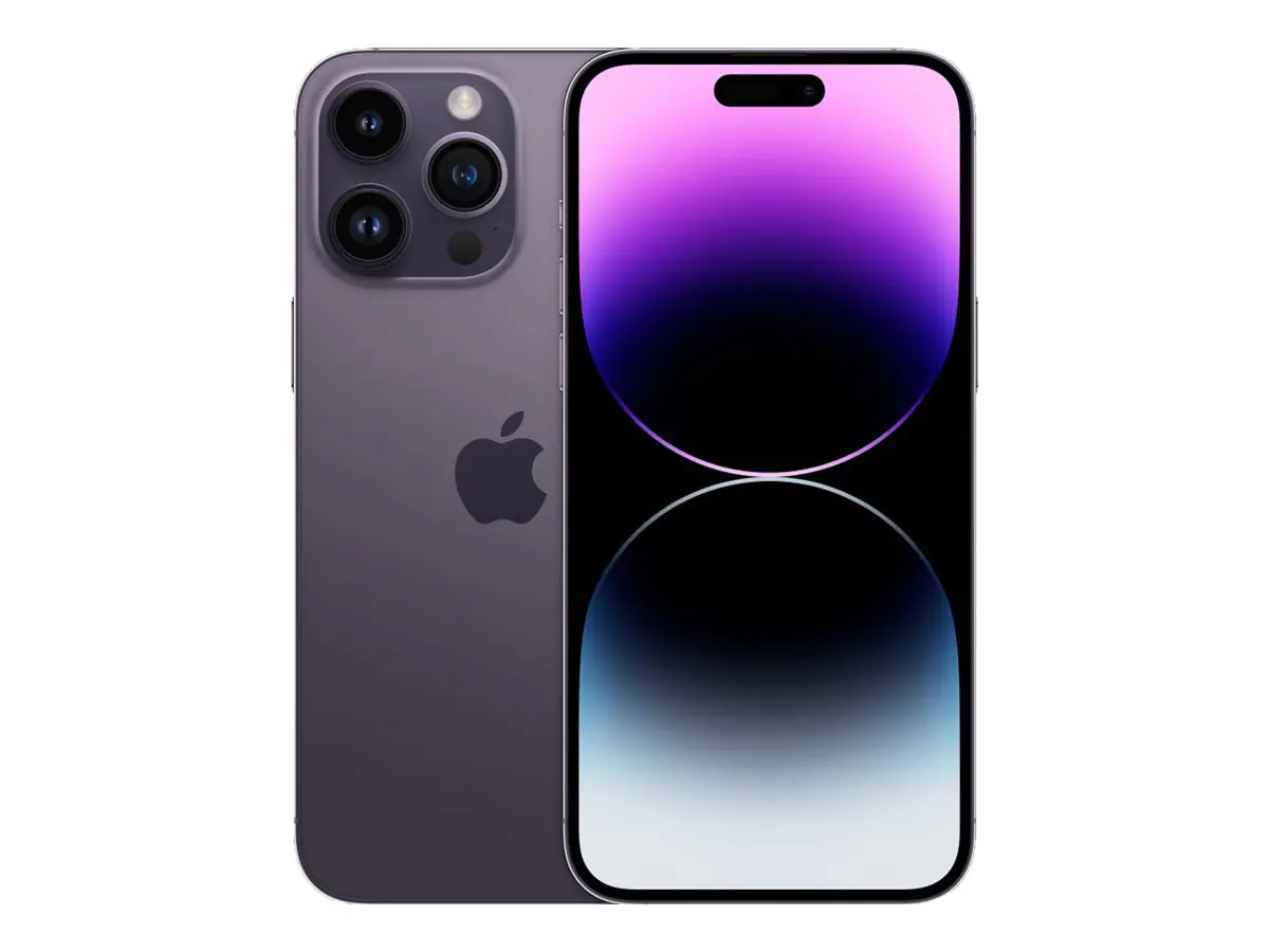 Apple iPhone 14 Pro Max - 5G Smartphone - Dual-SIM / Interner Speicher 256 GB - OLED-Display - 6.7" - 2796 x 1290 pixels (120 Hz) - Triple-Kamera 48 MP, 12 MP, 12 MP - front camera 12 MP - Deep Purple
