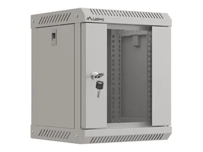 Lanberg WF11 Series - Schrank Netzwerkschrank - 300 x 300, with glass door, flat pack - geeignet