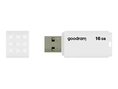GOODRAM UME2 - USB-Flash-Laufwerk - 16 GB - USB 2.0 - weiß