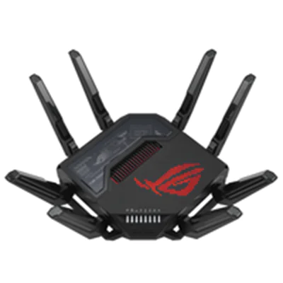 ASUS ROG Rapture GT-BE98 - Wireless Router Switch mit 6 Ports - 10GbE, 5GbE, 2.5GbE, 802.11be - WAN-Ports: 2 Quad-Band