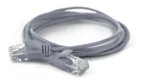 WANTEC 7296 - 0,2 m - Cat6a - U/UTP (UTP) - RJ-45 - RJ-45 - Grau