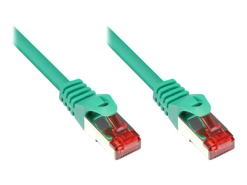 Good Connections RNS - Patch-Kabel - RJ-45 (M) bis RJ-45 (M) - 1.5 m - SFTP, PiMF - CAT 6 - geschirmt, ohne Haken - grün