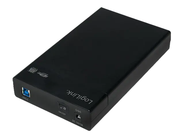 LogiLink - Speichergehäuse - 3.5" (8.9 cm) - SATA 6Gb/s - 600 MBps - USB 3.0 - Schwarz