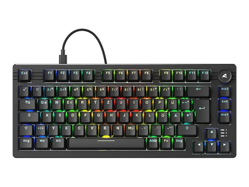 Sharkoon Gaming Tastatur Skiller SGK25 schwarz DE