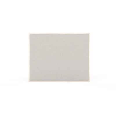 magnetoplan® Pinnwand Design Wood Series Maße der Oberfläche: 96 x 48 cm (B x H) Schrauben, Dübel Wollfilz Material des Rahmens: Birkenholz, gebeizt hellgrau