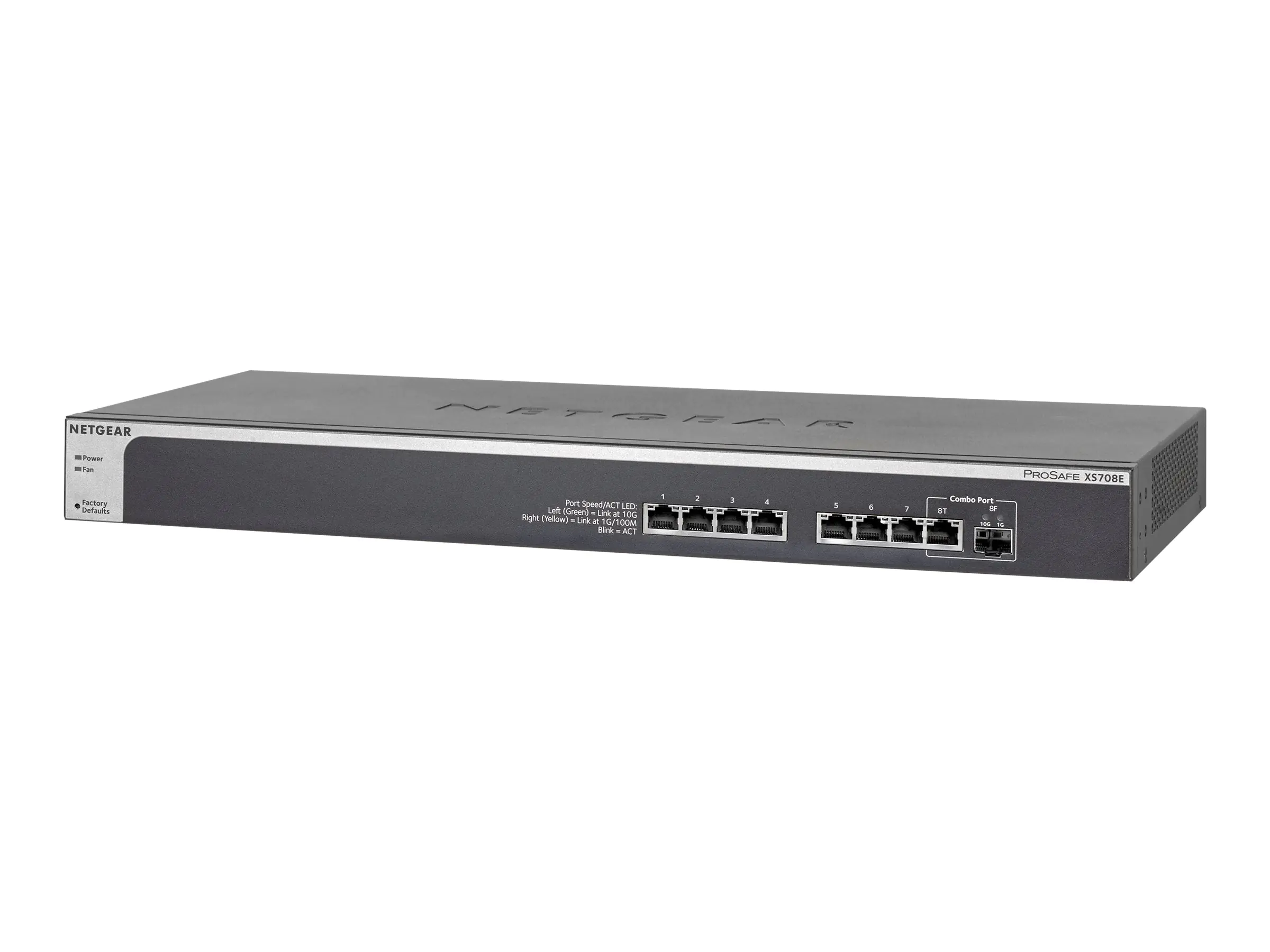 Netgear Switch 8 Desktop, an Rack montierbar 1U