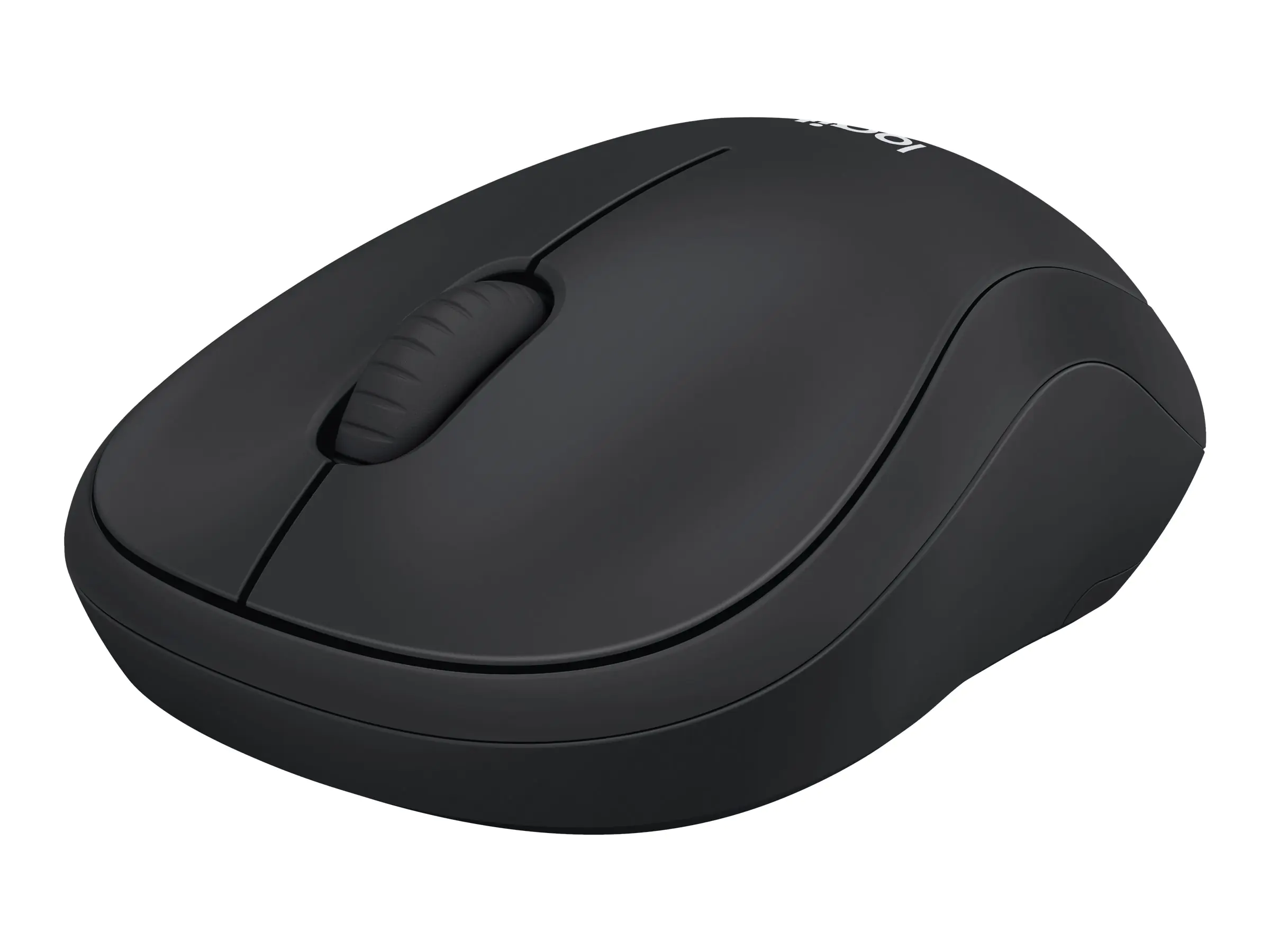 Logitech M220 Silent - Maus - optisch - 3 Tasten - kabellos - 2.4 GHz - kabelloser Empfänger (USB) - holzkohlefarben