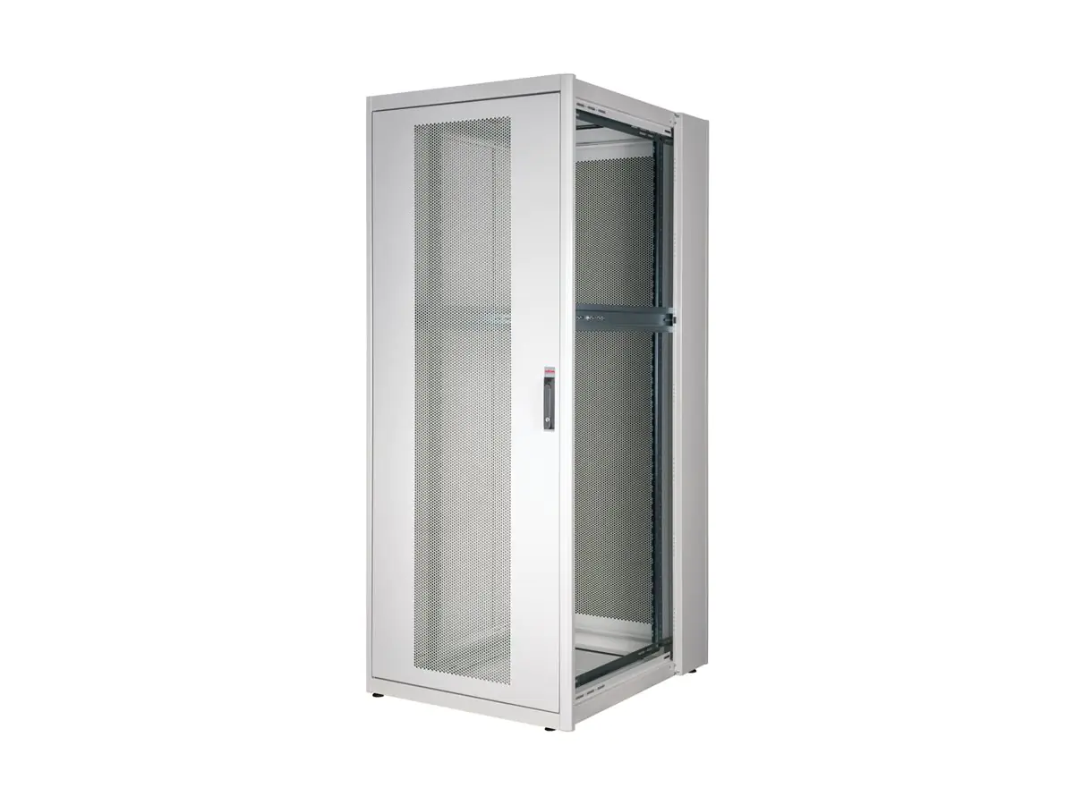 ROLINE Basic - Schrank Netzwerkschrank - perforierte Tür, 800x1000 BxT - RAL 7035, Hellgrau - 42HE - 48.3 cm (19") 26.21.0045