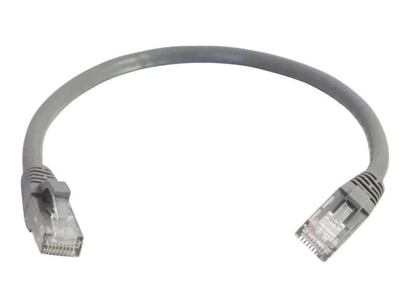 C2G Cat6 Booted Unshielded (UTP) Network Patch Cable - Patch-Kabel - RJ-45 (M) zu RJ-45 (M) - 2 m - UTP - CAT 6 - geformt, ohne Haken, verseilt - Grau