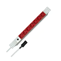 Heinrich Kopp Kopp Steckdosenleiste 7-fach Alu 19" mit USV Kaltgeraete-Anschluss - Steckdosenleis