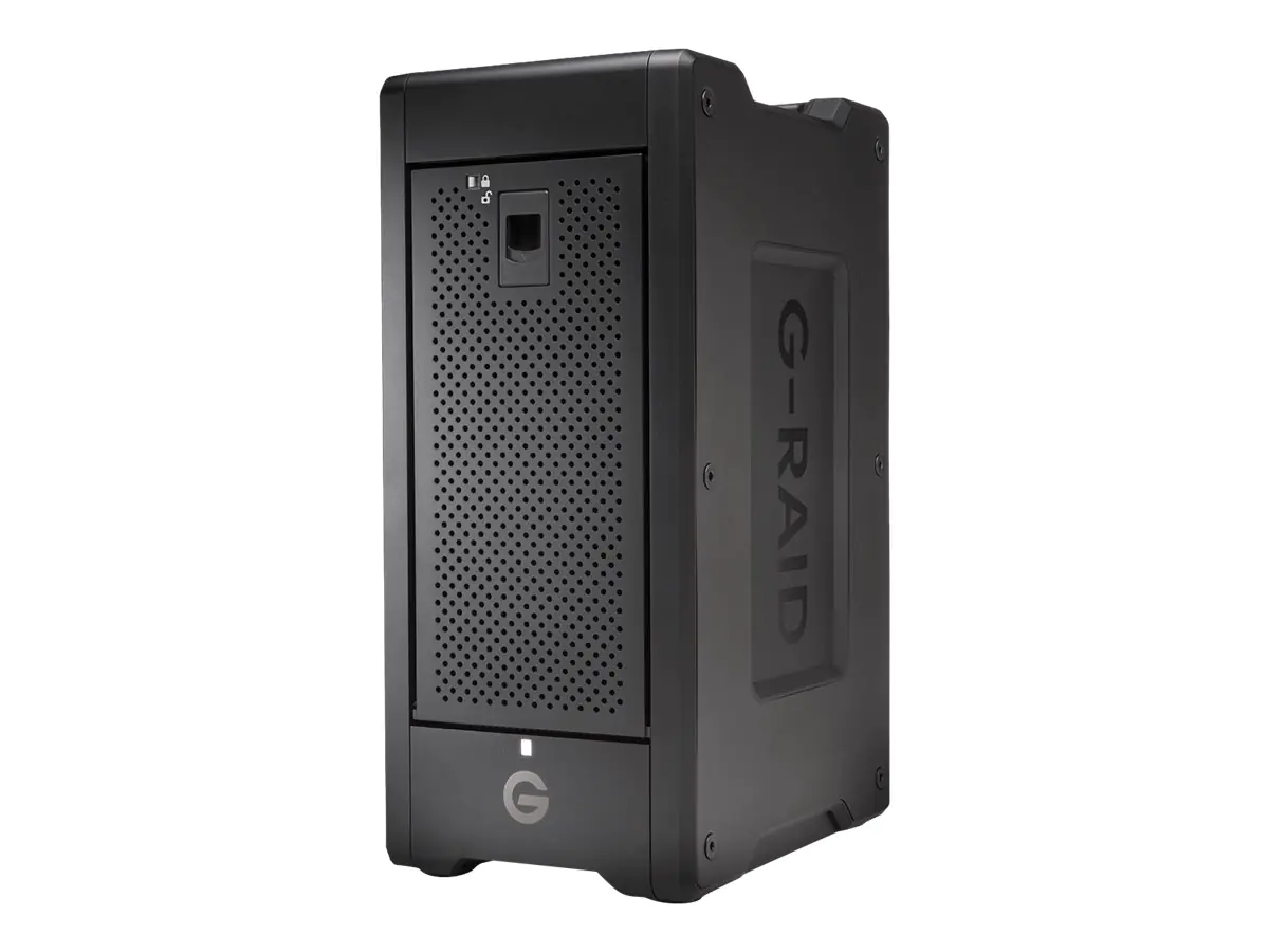 SanDisk Professional G-RAID SHUTTLE 8 - Festplatten-Array - 160 TB - 8 Schächte - HDD 20 TB x 8 - Thunderbolt 3, USB 3.1 Gen 2 (extern)