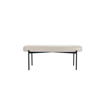 Paperflow Sitzbank GAIA 118 x 45,5 x 42 cm (B x H x T) Werkstoff des Bezuges: Kunstleder (79 % PVC, 21 % PES) Werkstoff der Sitzfläche: Spanplatte weiß