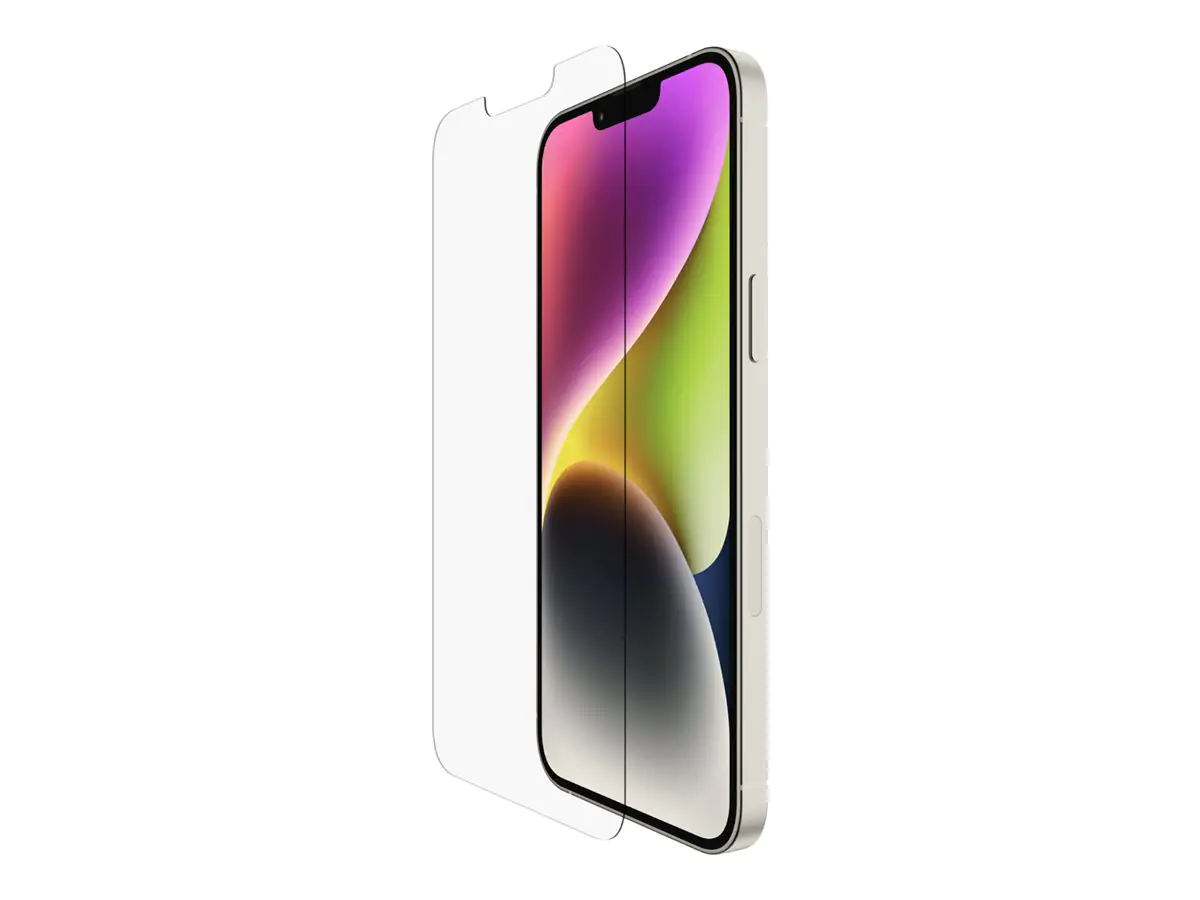 Belkin UltraGlass - Bildschirmschutz für Handy - antimikrobiell - Glas - für Apple iPhone 13, 13 Pro