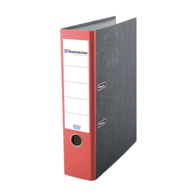 Soennecken Ordner 3322 DIN A4 80mm Pappe rot