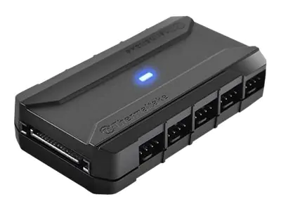 Thermaltake Commander FP - Systemlüfter-Hub - Schwarz