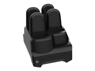 Zebra 4-Slot Device ShareCradle - Ladestation für Barcode-Scanner - Ausgangsanschlüsse: 4 - schwarz - für Zebra CS60, CS6080, CS60-HC
