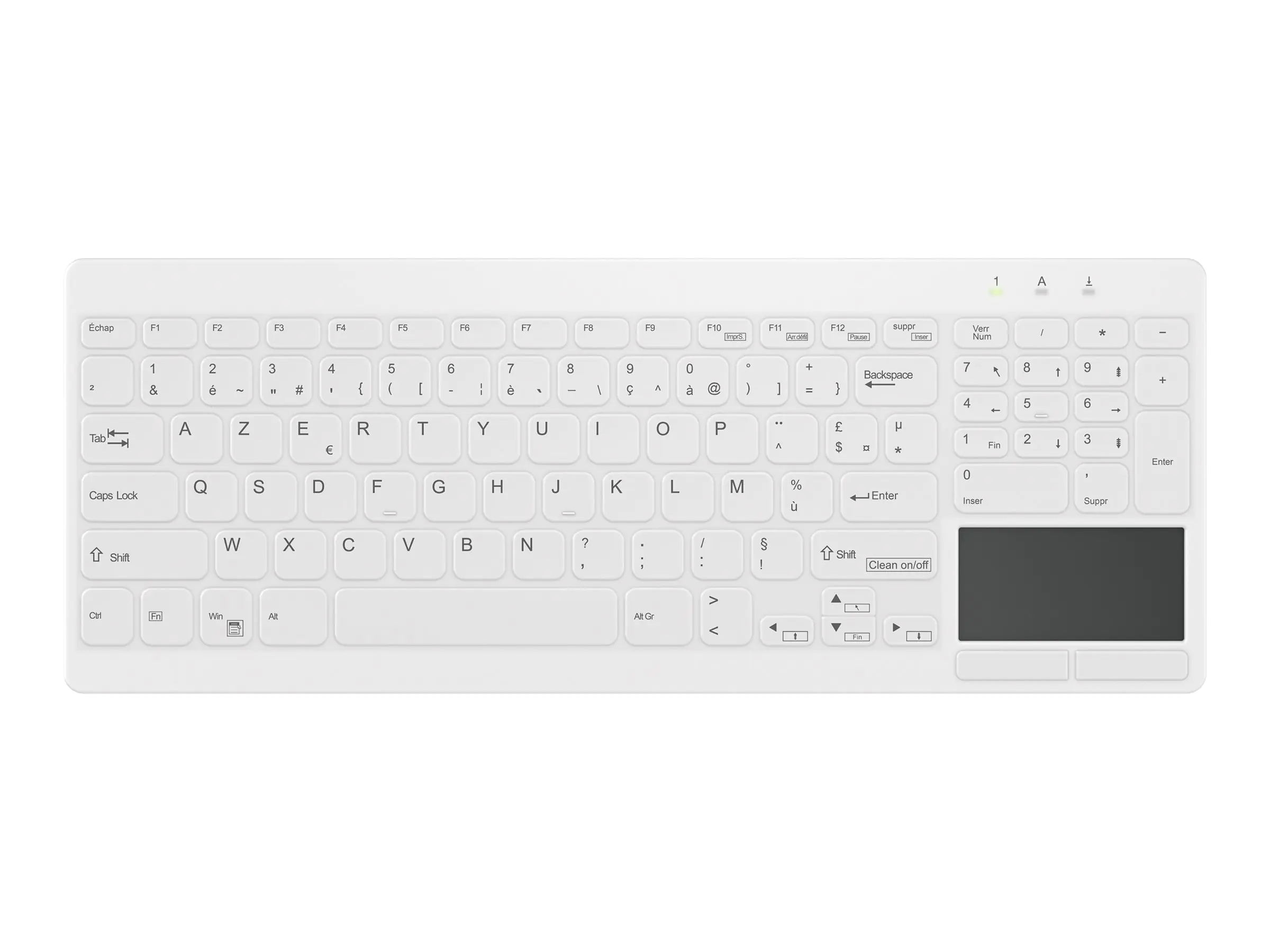 Cherry Active Key MedicalKey AK-C7412F - Tastatur - komplett versiegelt, IP68