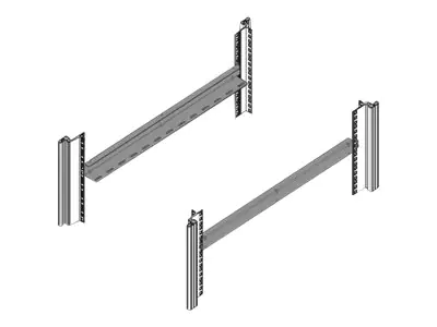 SCHROFF Rack-Schienen-Kit - 1U - 48.3 cm (19") 25230145