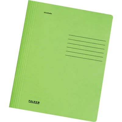 Falken Schnellhefter 26001216 A4 Karton hellgrün