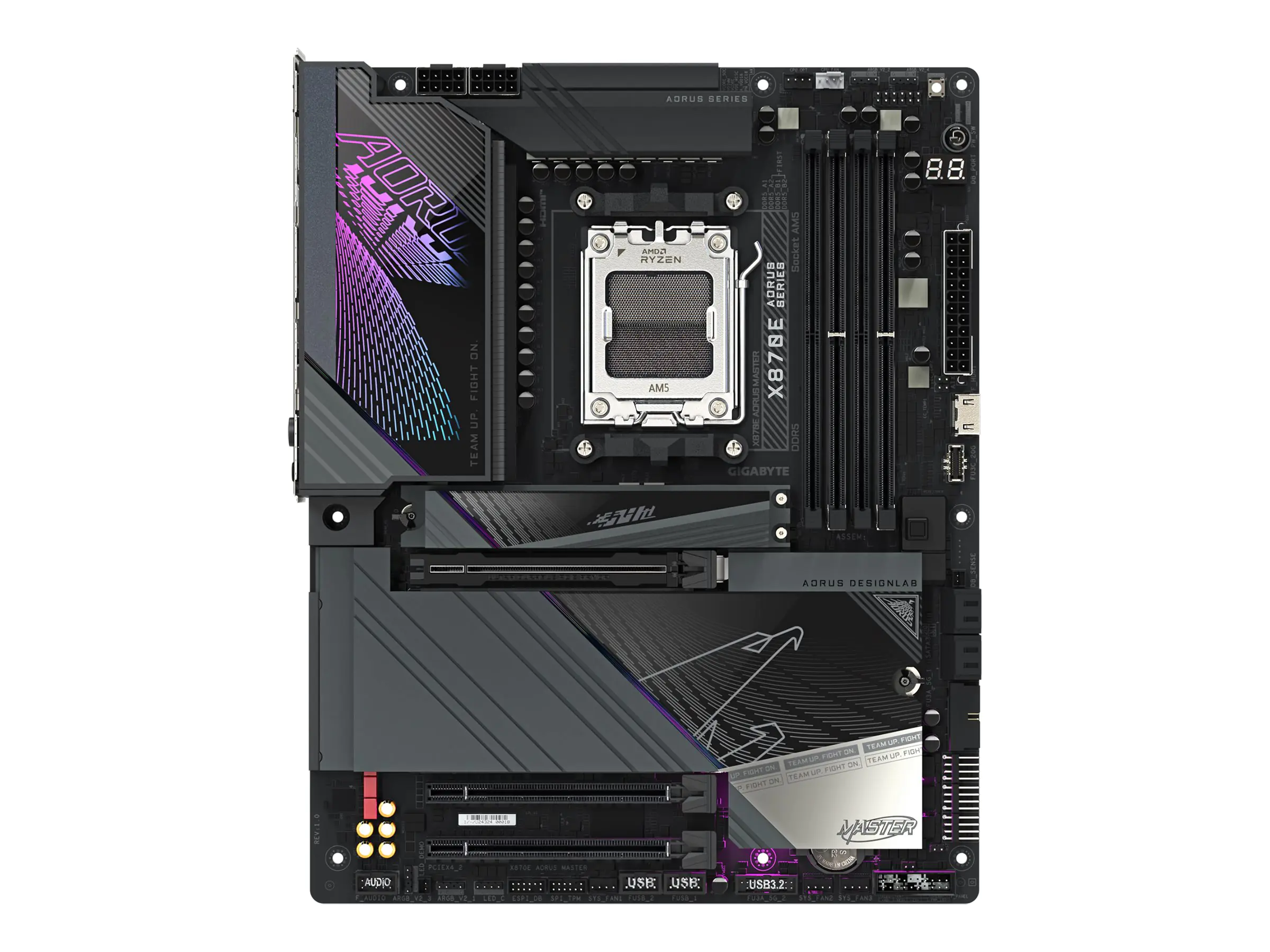 Gigabyte AORUS X870E MASTER - Motherboard - ATX - Socket AM5 - AMD X870E Chipsatz - USB-C 3.2 Gen 2x