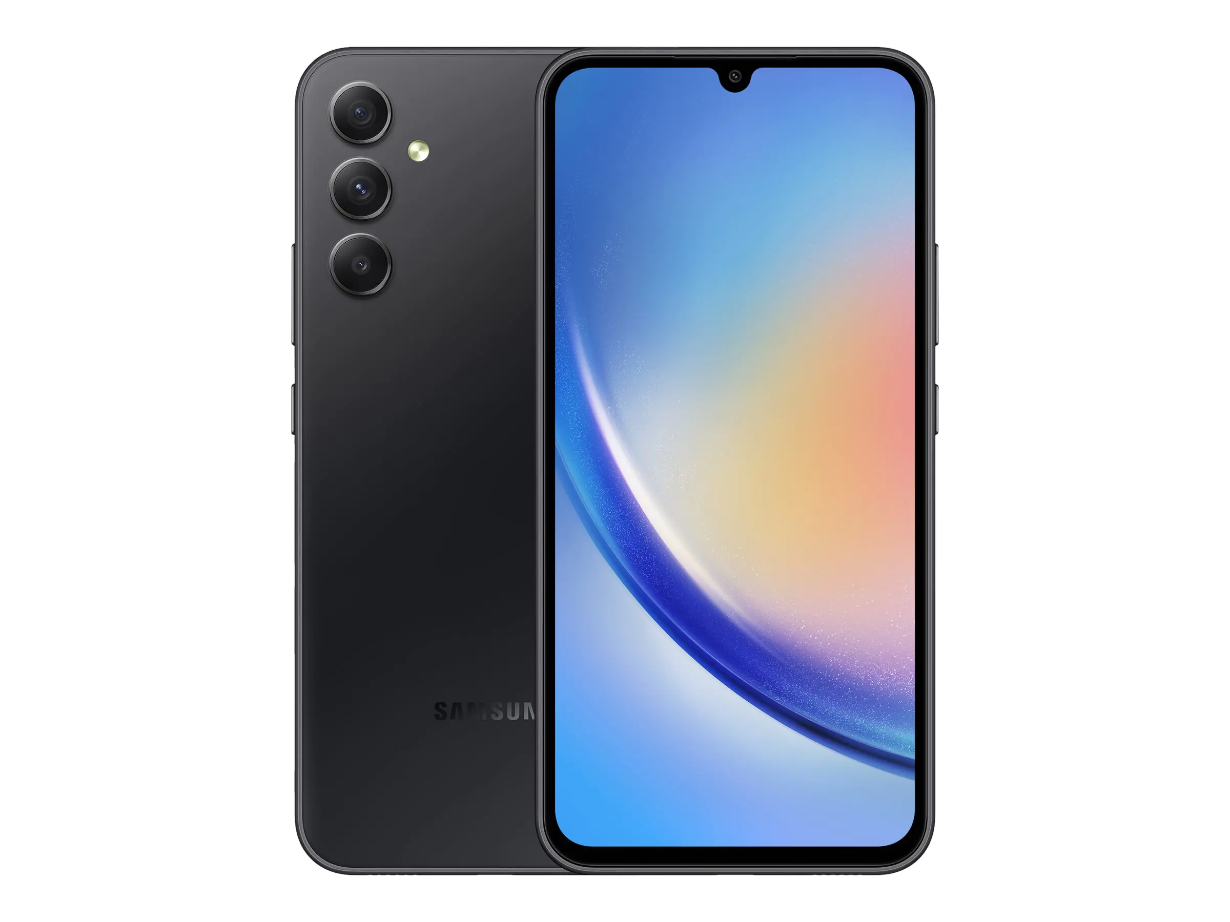Samsung Galaxy A34 5G - 5G Smartphone - Dual-SIM - RAM 6 GB / Interner Speicher 128 GB - microSD slot - OLED-Display - 6.6" - 2340 x 1080 Pixel (120 Hz) - Triple-Kamera 48 MP, 8 MP, 5 MP - front camera 13 MP - awesome graphite