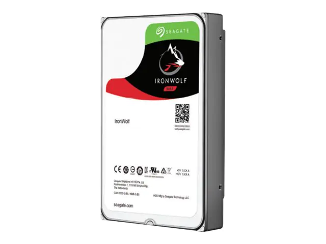 Seagate IronWolf ST10000VN0008 - Festplatte - 10 TB - intern - 3.5" (8.9 cm) - SATA 6Gb/s - 7200 rpm - Puffer: 256 MB