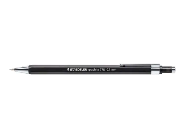 STAEDTLER graphite 778 - Druckbleistift - 0.7 mm - verstellbar - mit Radierer (Packung mit 10) 778 07-9
