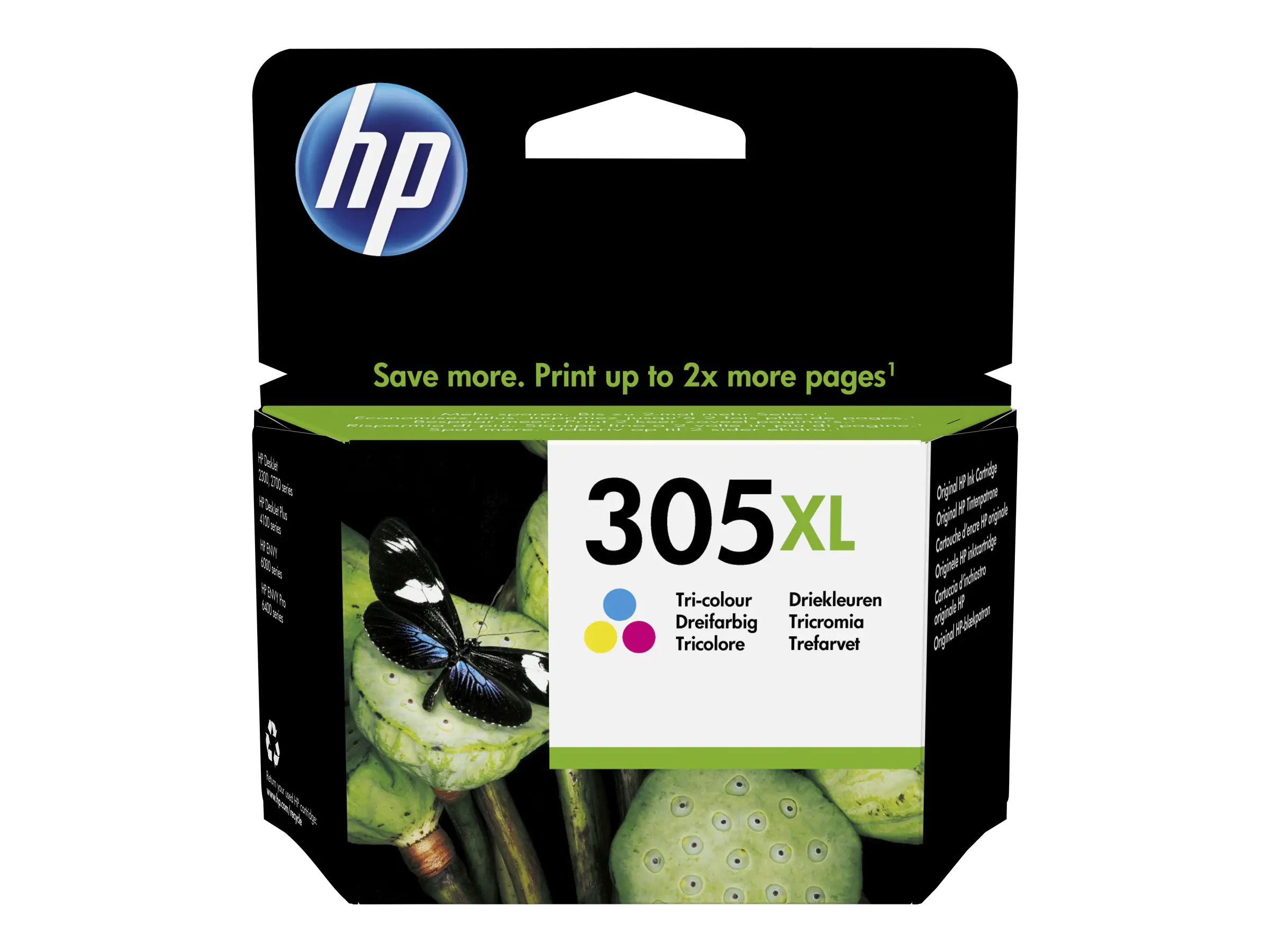HP 305XL - 5 ml - Hohe Ergiebigkeit - Farbe (Cyan , Magenta, Gelb)