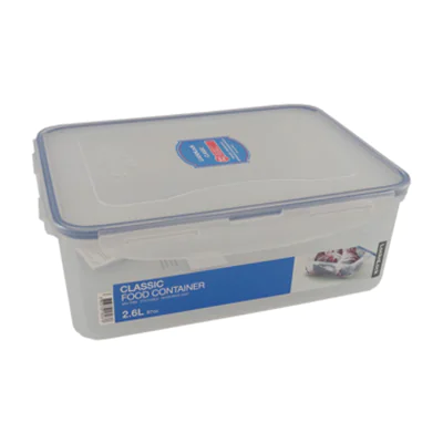 LocknLock Vorratsdose 24,8 x 18 x 9,3 cm (B x H x L) 2,6l mikrowellengeeignet Kunststoff transparent