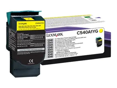 Lexmark Gelb - original - Tonerpatrone LCCP C540A1YG