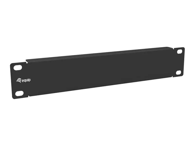 Equip Blindabdeckung - RAL 9005, Schwarz - 1U - 25.4 cm (10") 327530