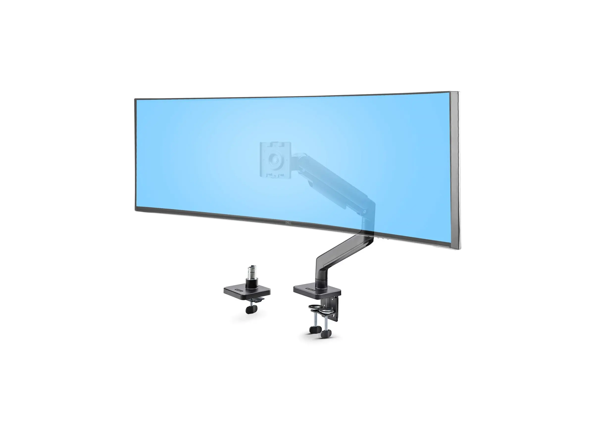 StarTech.com Monitor Desk Mount For 49" Ultrawide Curved Screen, Max 44lb - Befestigungskit (Federar