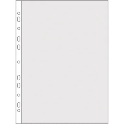 Veloflex Prospekthülle DIN A4 0,08mm oben, links offen Polypropylen transparent 100 St./Pack.