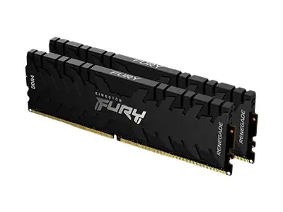 Kingston FURY Renegade - DDR4 - Kit - 32 GB: 2 x 16 GB - DIMM 288-PIN - 3600 MHz / PC4-28800 - CL16 - 1.35 V - ungepuffert - non-ECC - Schwarz