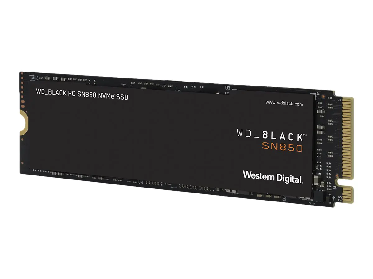 WD Black SN850 NVMe SSD WDS200T1X0E - SSD - 2 TB - intern - M.2 2280 - PCIe 4.0 x4 (NVMe)