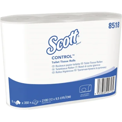 Scott Toilettenpapiert Plus 8518 3lagig 350Bl. 6 St./Pack.