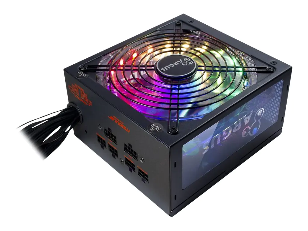 Argus RGB-750W CM II - Netzteil (intern) - ATX12V 2.3 - 80 PLUS Gold - Wechselstrom 100/240 V - 750 Watt - aktive PFC - Schwarz