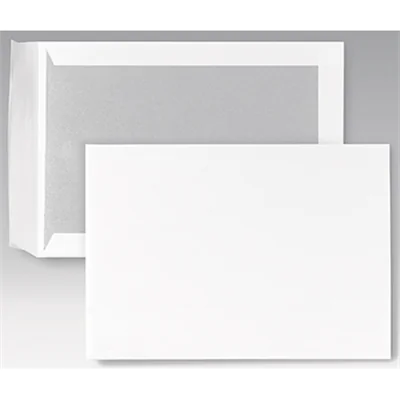 POSTHORN Papprückwandtasche DIN C4 ohne Fenster 120g/m² mit Haftklebung Papier weiß 100 St./Pack.