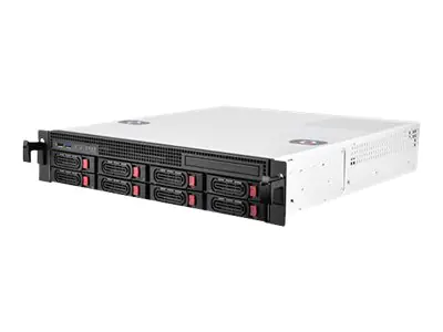 SilverStone RM21-308 - Rack-Montage 2U - micro ATX - SATA/SAS - Hot-Swap - keine Spannungsversorgung (ATX / PS/2) SST-RM21-308