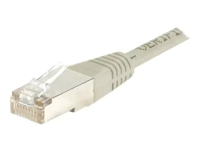 Tecline - Patch-Kabel - RJ-45 (M) zu RJ-45 (M) - 50 cm - Foiled Unshielded Twisted Pair (F/UTP) - CAT 5e - Grau