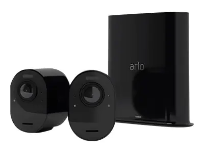 Arlo VMS5240 - Kit mit Kameras - drahtlos - 2 Kamera(s) - Schwarz