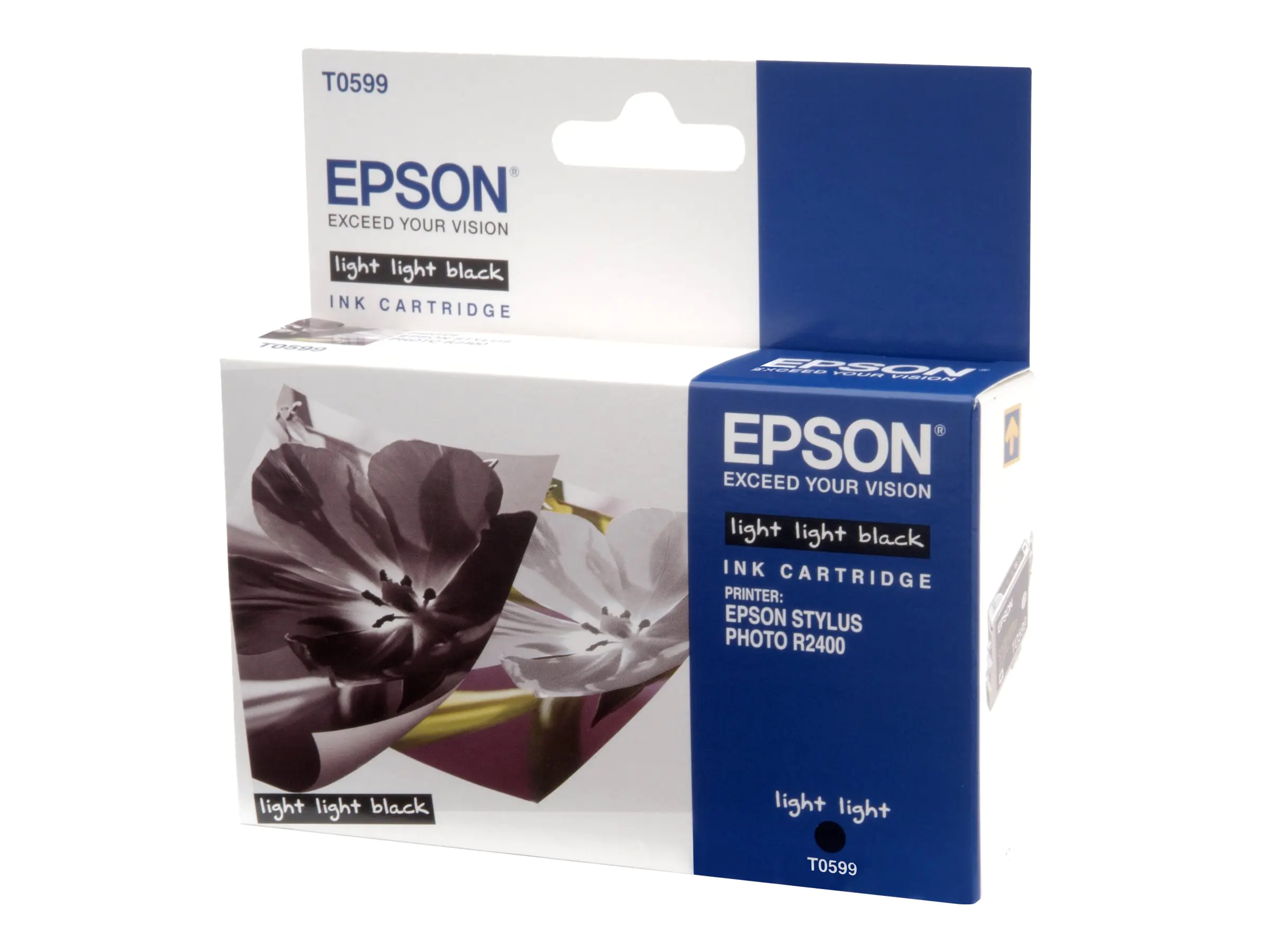 Epson T0599 - 13 ml - Light Light Black - original - Blisterverpackung - Tintenpatrone - für Stylus Photo R2400