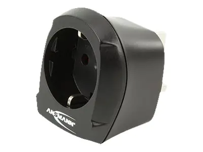 ANSMANN - Adapter für Power Connector - BS 1363 (M) zu CEE 7/4 (W) - Großbritannien
