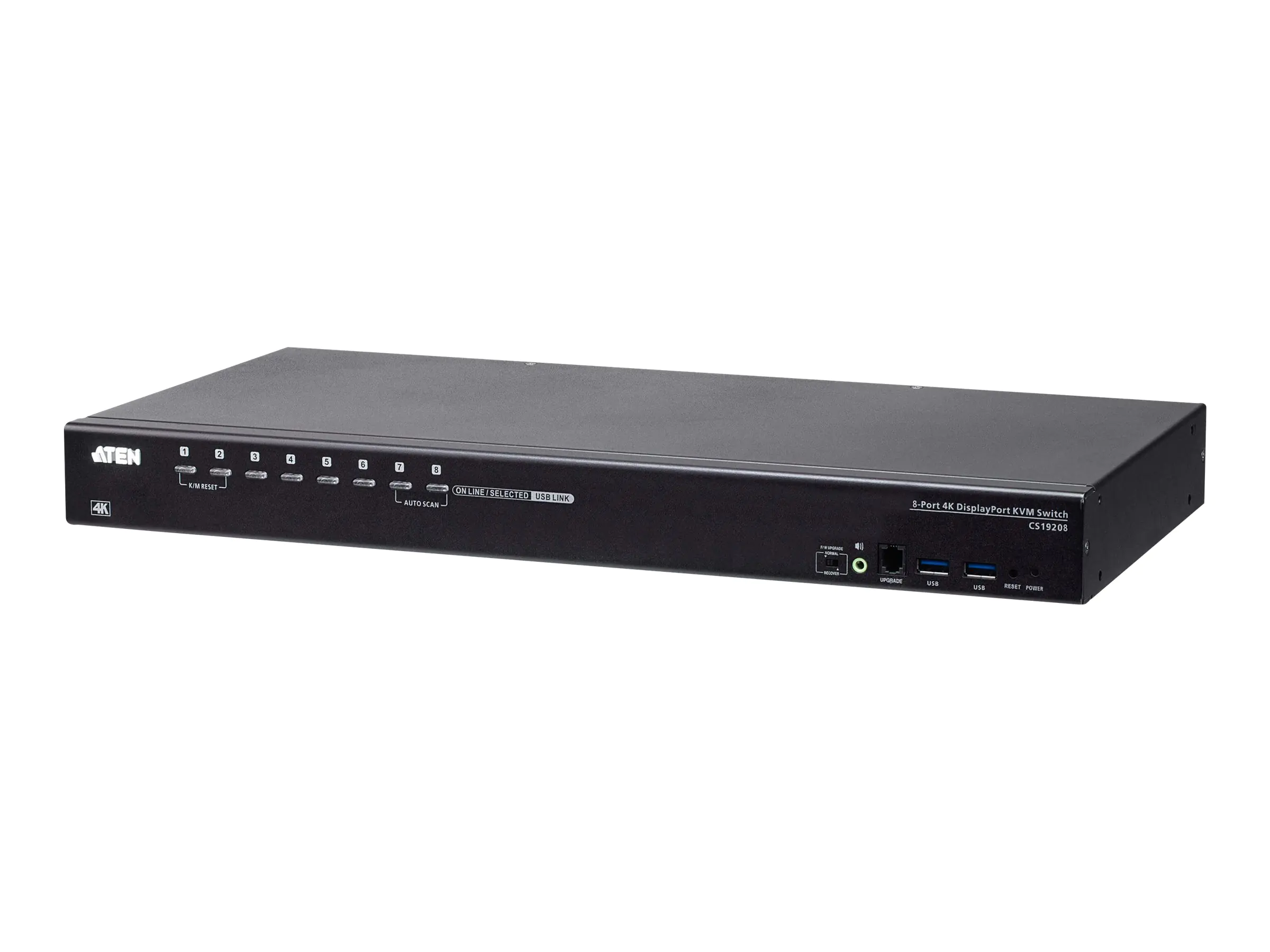 ATEN CS19208 - KVM-/Audio-/USB-Switch - 8 x KVM/Audio/USB - 1 lokaler Benutzer - Desktop, an Rack montierbar