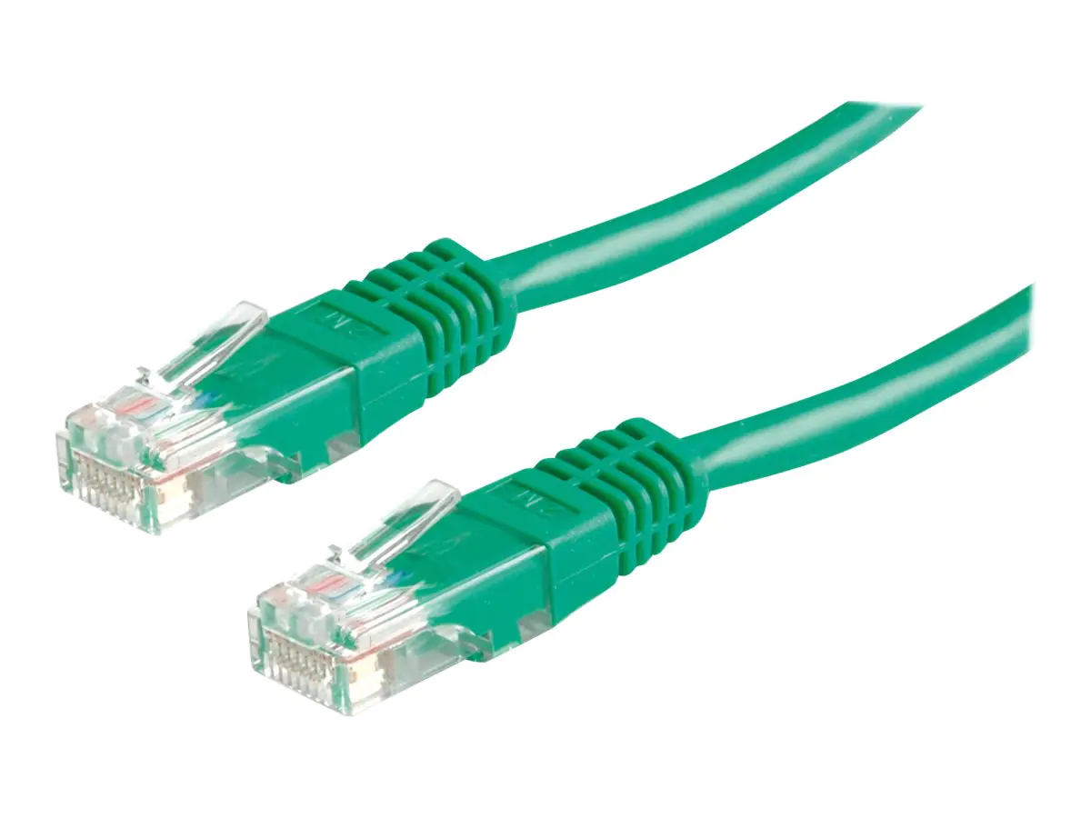 VALUE - Patch-Kabel - RJ-45 (M) zu RJ-45 (M) - 1.5 m - UTP - CAT 6e - geformt, verseilt - grün