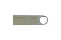GoodRam 16GB USB 2.0 - 16 GB - USB Typ-A - 2.0 - 20 MB/s - Drehring - Schwarz - Silber