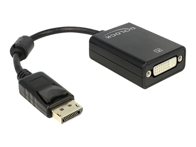 Delock Adapter Displayport male > DVI 24+5 female - DisplayPort-Adapter - DisplayPort (M) zu DVI-I (W) - 13 cm