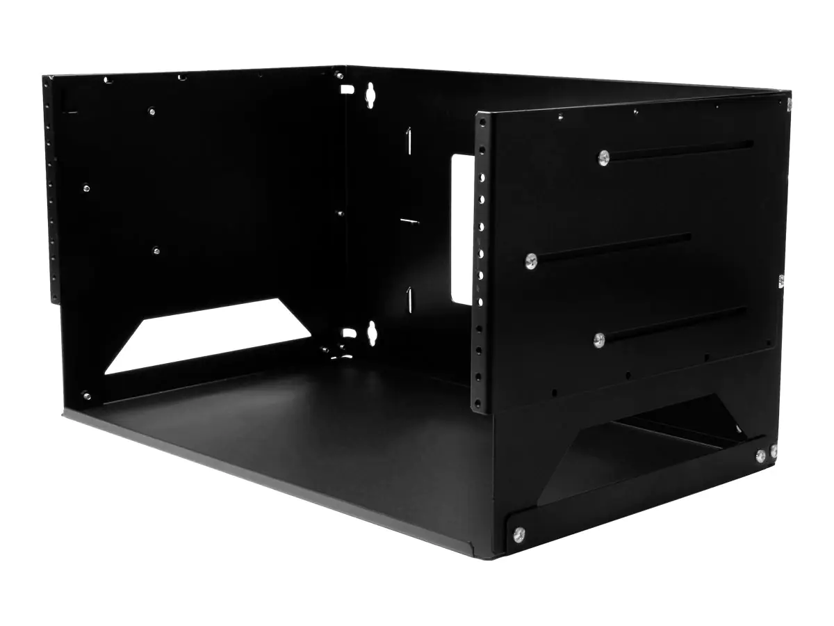 StarTech.com Startech Wandmontage Server Rack mit Fachboden - 4HE - Anpassbar von 30,5 cm - 45,7cm - Rack (Wandbefestigung) WALLSHELF4U