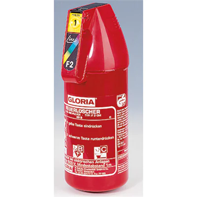 GLORIA Handfeuerlöscher F 2 G 1863.0000 Brandklasse 13 A/89 B - Große Grifföffnung