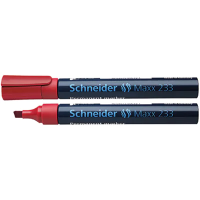 Schneider Permanentmarker 233 123302 1-5mm Keilspitze rot